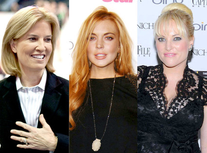 Meghan McCain, Lindsay Lohan, Greta Van Susteren Meghan McCain, Lindsay Lohan, Greta Van Susteren